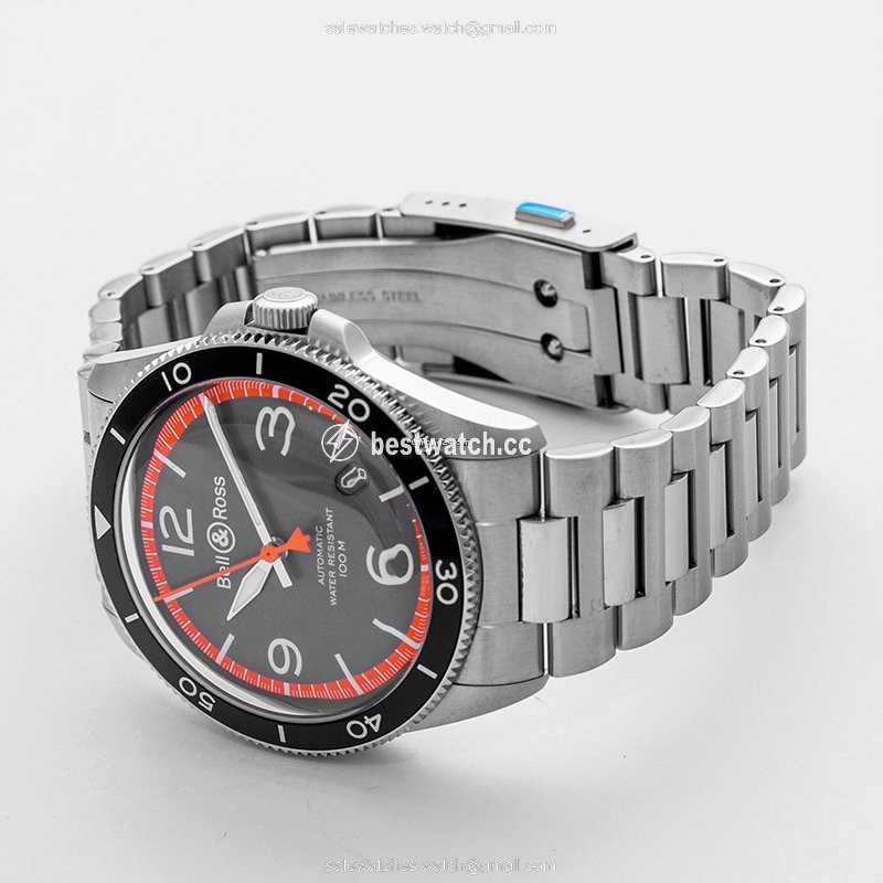 IMG_9085 Bell & Ross BR V2 Mens watch Unisex Automatic Steel BRV292-ORA-ST SST Replica 2