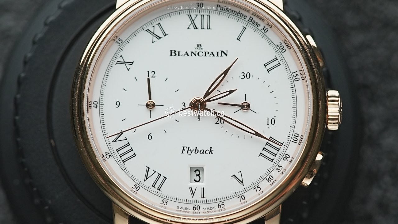 IMG_9085 Blancpain Villeret Mens watch Unisex Automatic Rose gold 6680F-3631-55B Replica 2