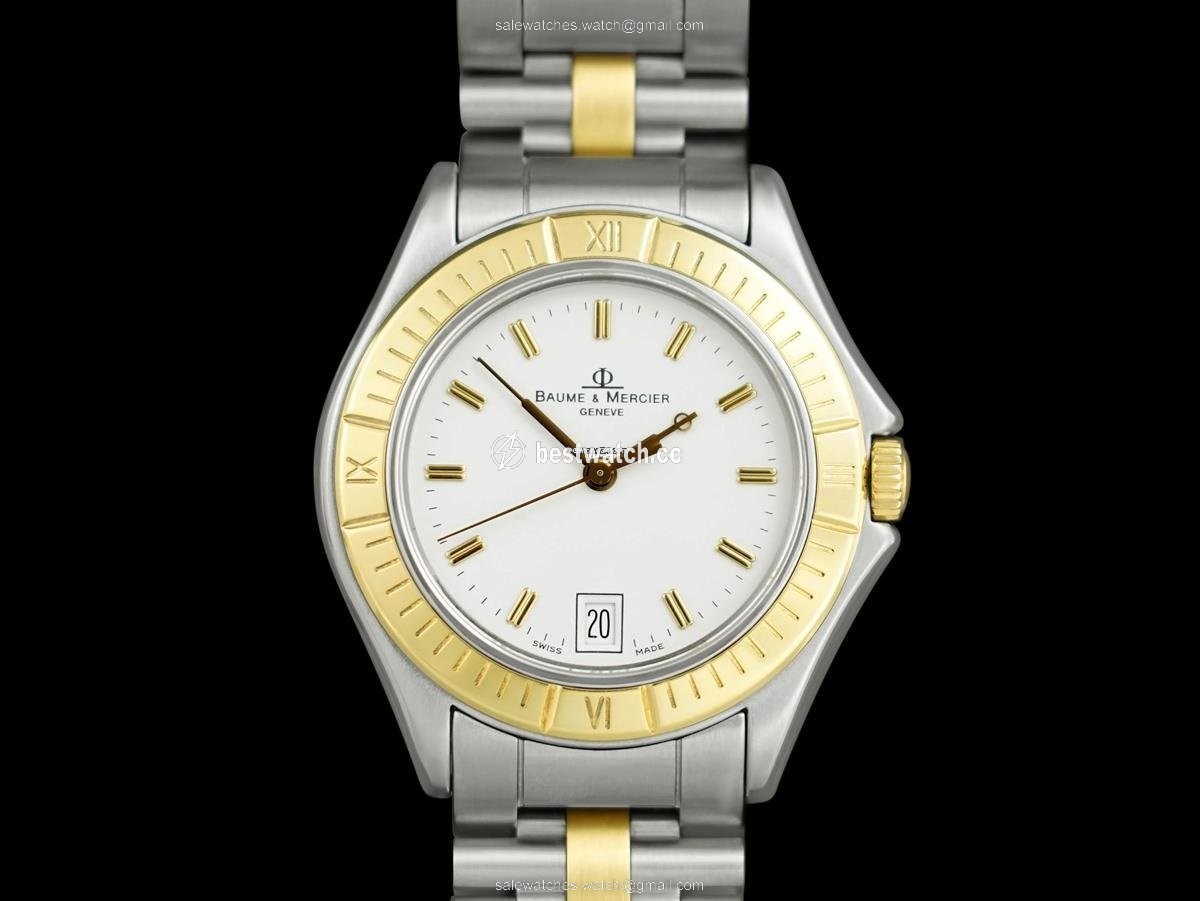 IMG_9085 Baume & Mercier Mens watch Unisex Quartz Gold Steel 7913 Replica 2