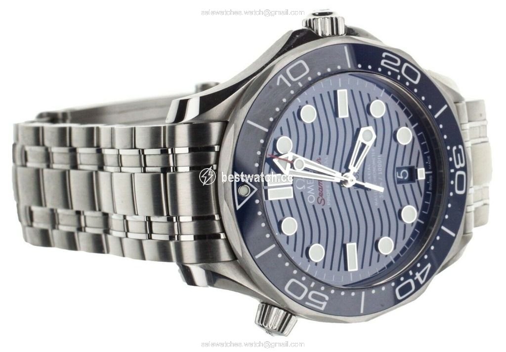 Omega Seamaster Diver 300 M Mens watch Unisex Automatic Steel 21030422003001 Replica 2