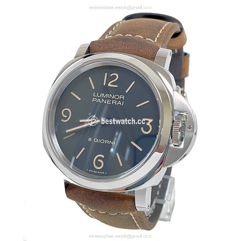 IMG_9085 Panerai Luminor Base Mens watch Unisex Manual winding Steel PAM00914 Replica 2