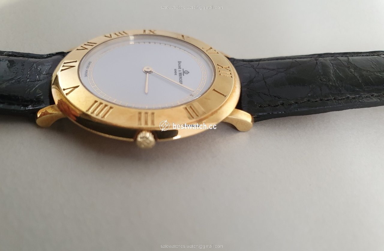 Baume & Mercier Mens watch Unisex Quartz Yellow gold M0A04950 Replica 2