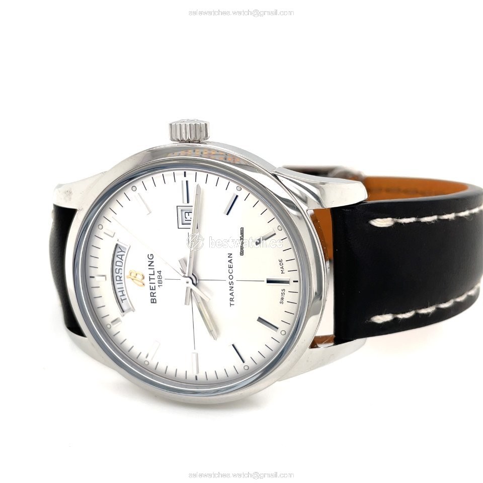Breitling Transocean Day & Date Mens watch Unisex Automatic Steel A4531012 Replica 2