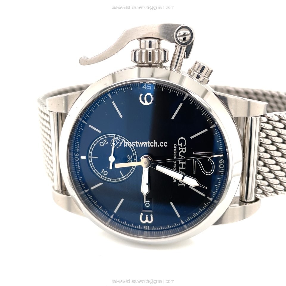 Graham Chronofighter 1695 Mens watch Unisex Automatic Steel 2CXAS.B02A Replica 2