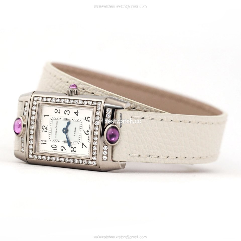 IMG_9085 Jaeger-LeCoultre Reverso Womens watch White gold Q2623402 Replica 2