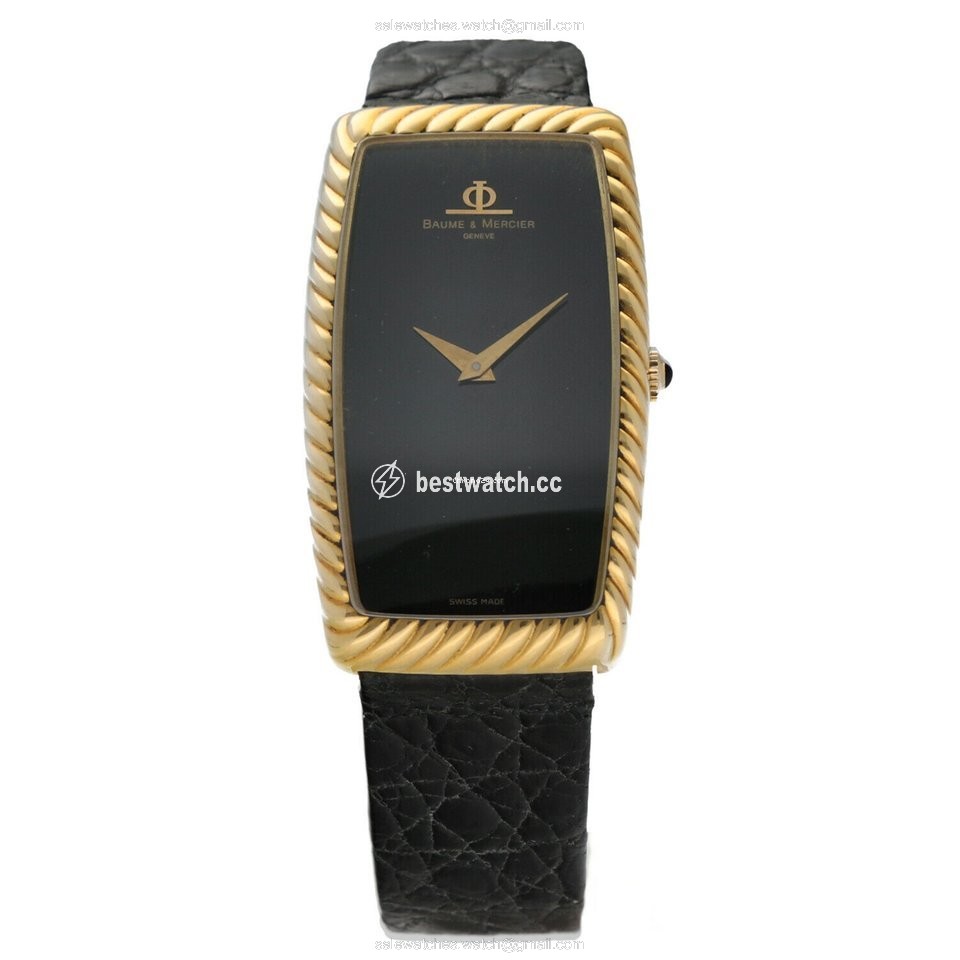 IMG_9085 Baume & Mercier Womens watch Manual winding Yellow gold 37081BZ Replica 2