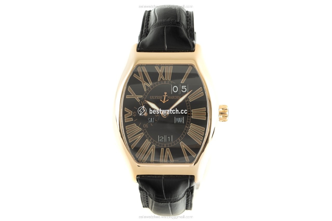 IMG_9085 Ulysse Nardin Michelangelo Mens watch Unisex Automatic Red gold 336-48 Replica 2