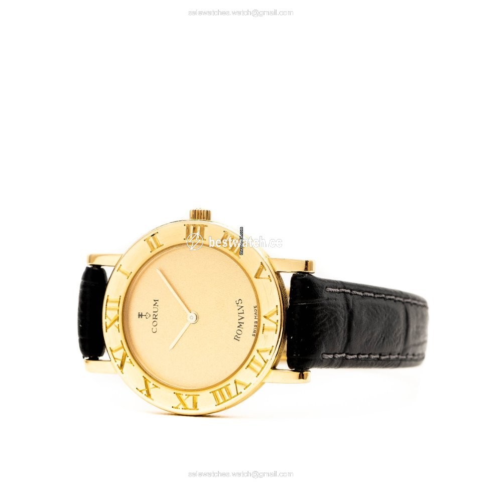 IMG_9085 Corum Romvlvs Womens watch Quartz Yellow gold 50.201.56 Replica 2