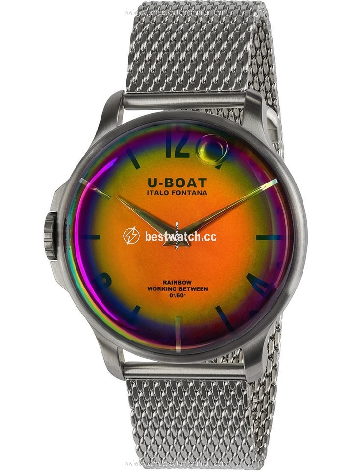 U-Boat Mens watch Unisex Quartz Steel 8469 MT Replica 2