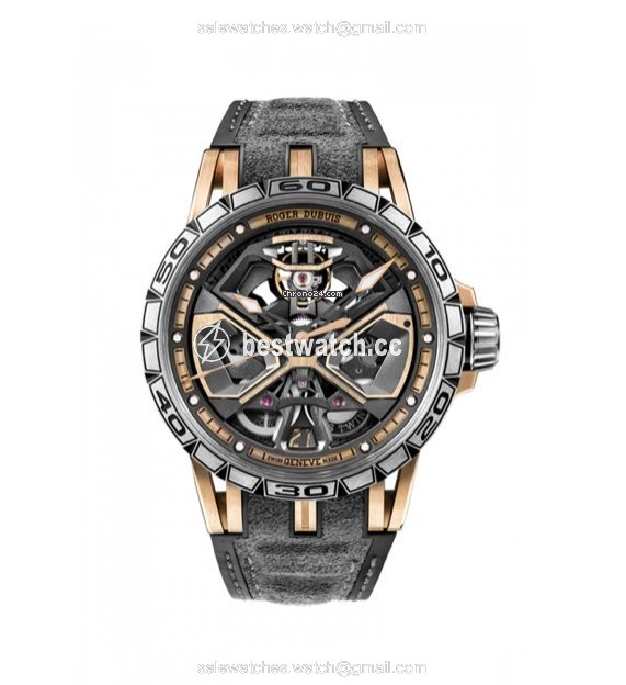 Roger Dubuis Excalibur Mens watch Unisex Automatic Rose gold RDDBEX0750 Replica 2