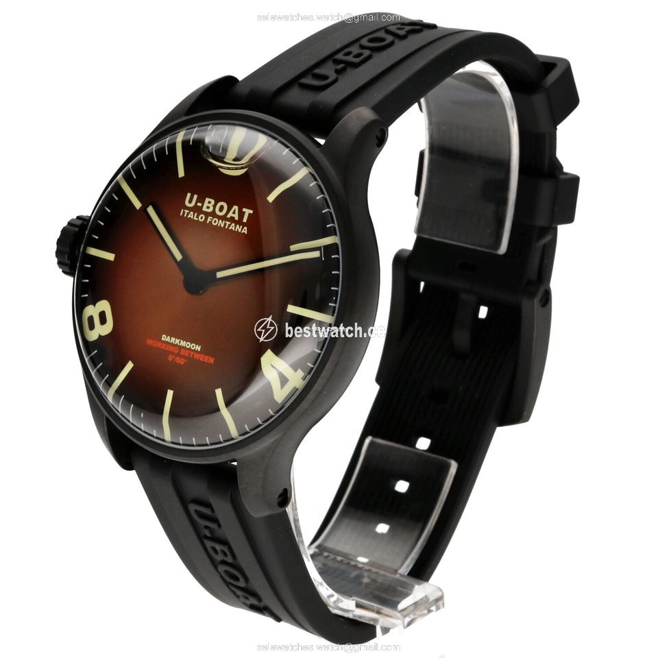 IMG_9085 U-Boat Mens watch Unisex Quartz Steel 8699 Replica 2