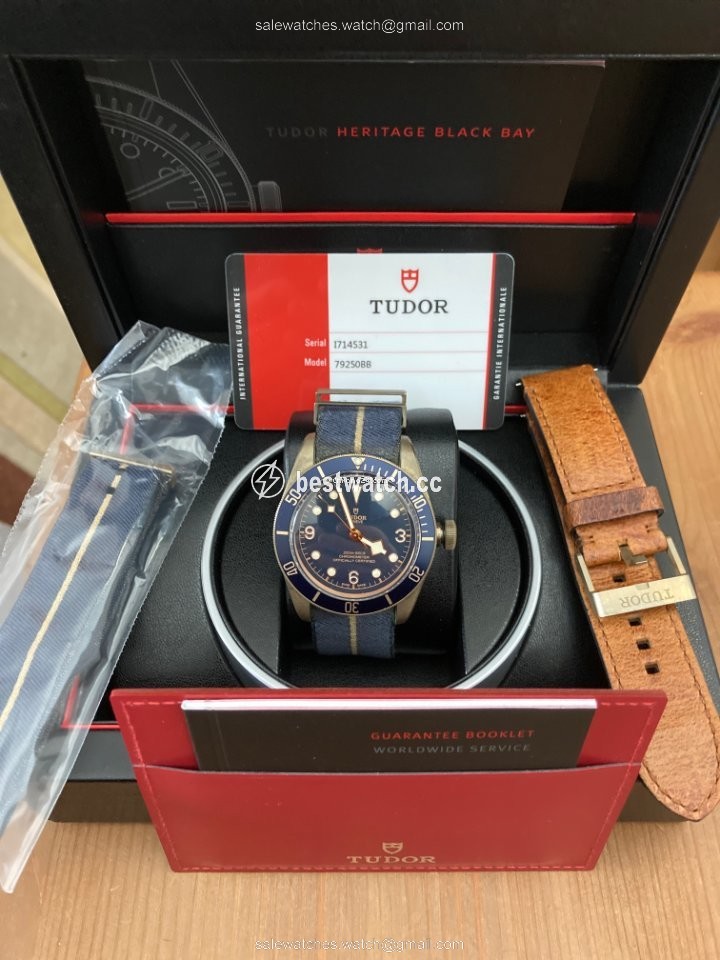 IMG_9085 Tudor Black Bay Bronze Mens watch Unisex Automatic Bronze Special Edition 79250BB Replica 2