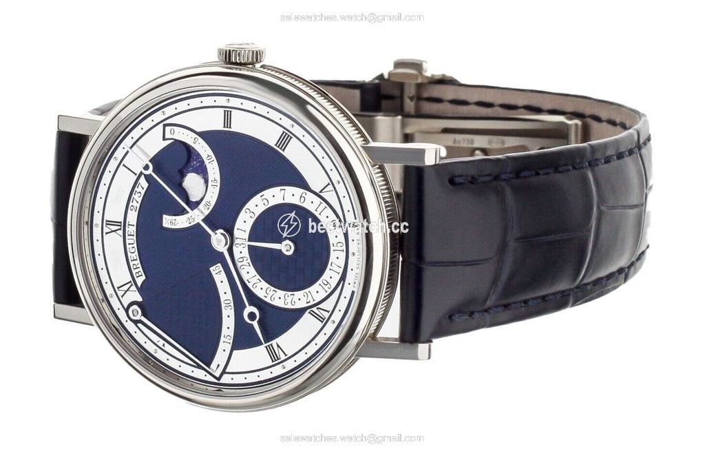 IMG_9085 Breguet Classique Mens watch Unisex Automatic White gold 7137 Replica 2