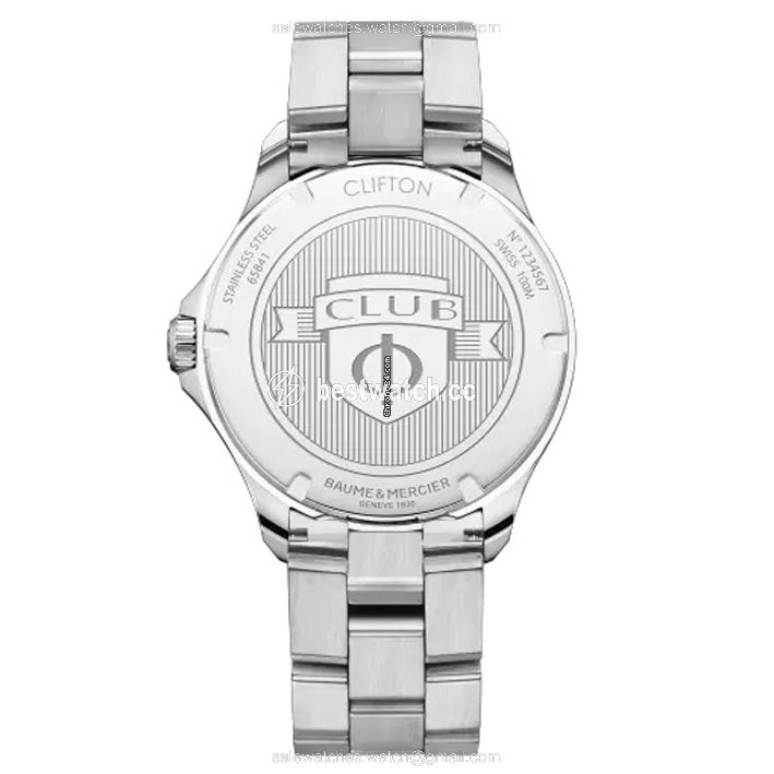 Baume & Mercier Clifton Mens watch Unisex Quartz Steel M0A10412 Replica 2