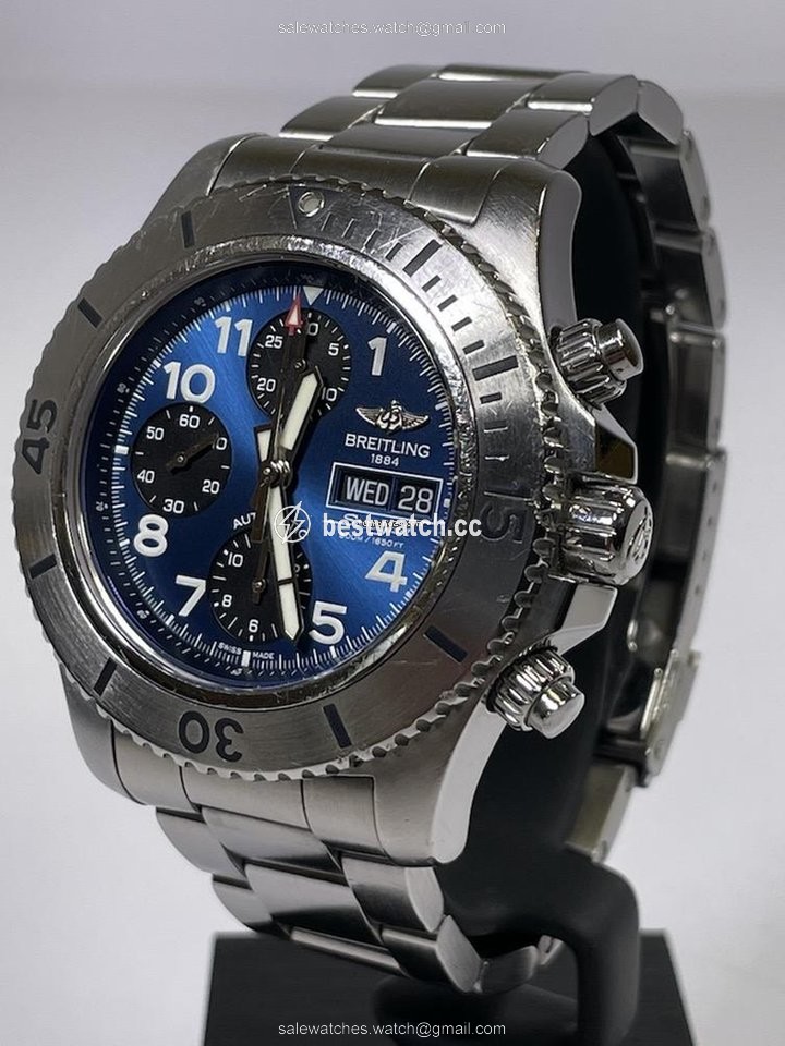 IMG_9085 Breitling Superocean Chronograph Steelfish Mens watch Unisex Automatic Steel A13341 Replica 2