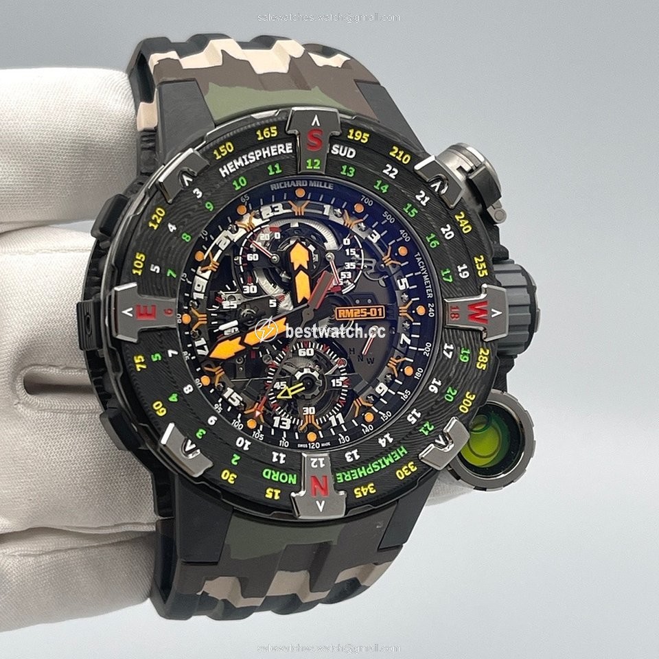 IMG_9085 Richard Mille Mens watch Unisex Manual winding Carbon Rm025-01 Replica 2