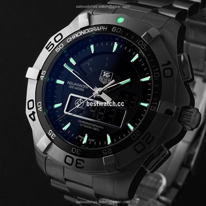 IMG_9085 TAG Heuer Aquaracer 300M Mens watch Unisex Steel CAF1010 Replica 2