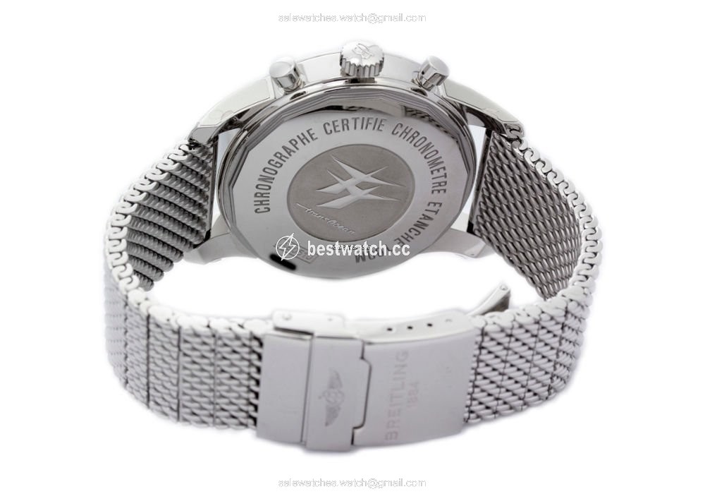 IMG_9085 Breitling Transocean Chronograph Unitime Mens watch Unisex Automatic Steel AB0510U4 BE84 Replica 2
