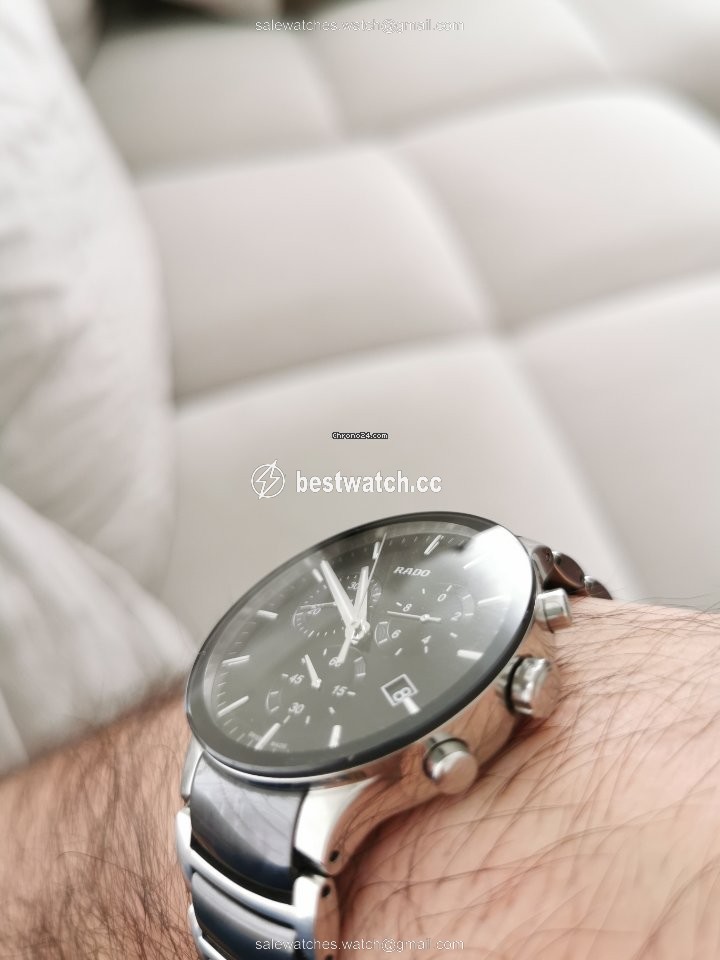IMG_9085 Rado Centrix Mens watch Unisex Quartz Steel R30130152 Replica 2
