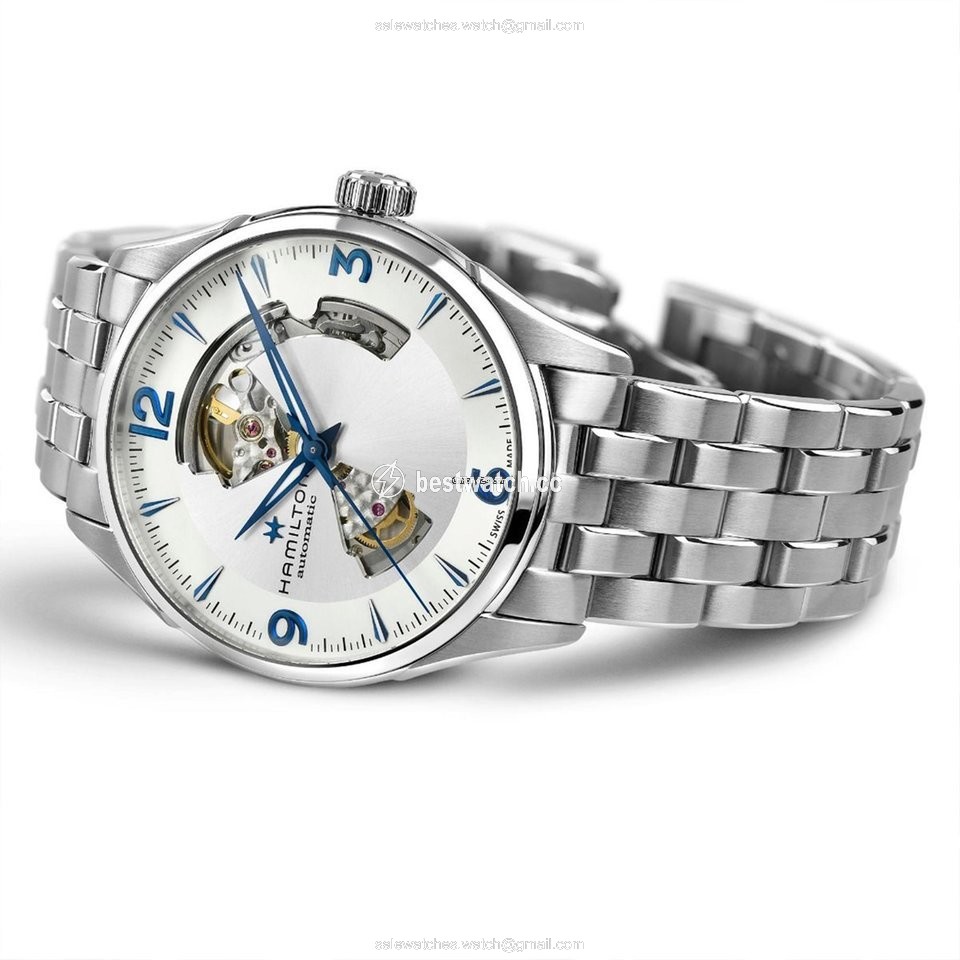 IMG_9085 Hamilton Jazzmaster Open Heart Mens watch Unisex Automatic Steel H32705152 Replica 2