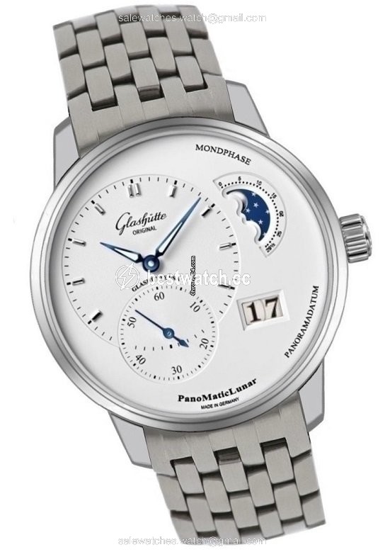 IMG_9085 Glashutte Original PanoMaticLunar Mens watch Unisex Automatic Steel 90-02-02-02-04 Replica 2