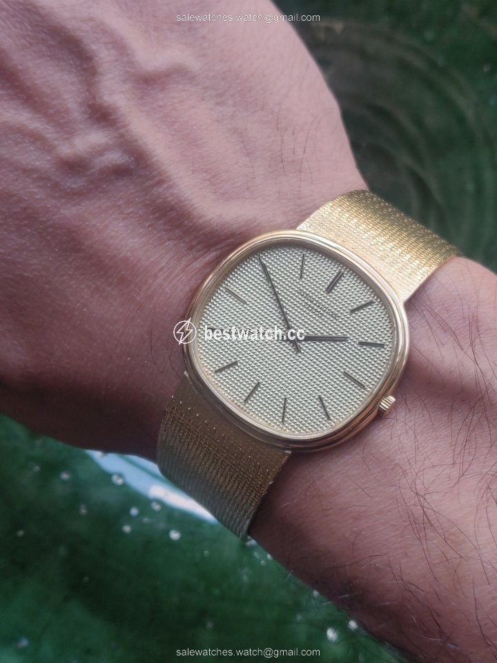 Patek Philippe Golden Ellipse Mens watch Unisex Automatic Yellow gold 3739 Replica 2