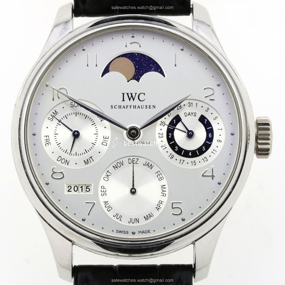 IMG_9085 IWC Portuguese Perpetual Calendar Automatic Platinum 5023 Replica 2