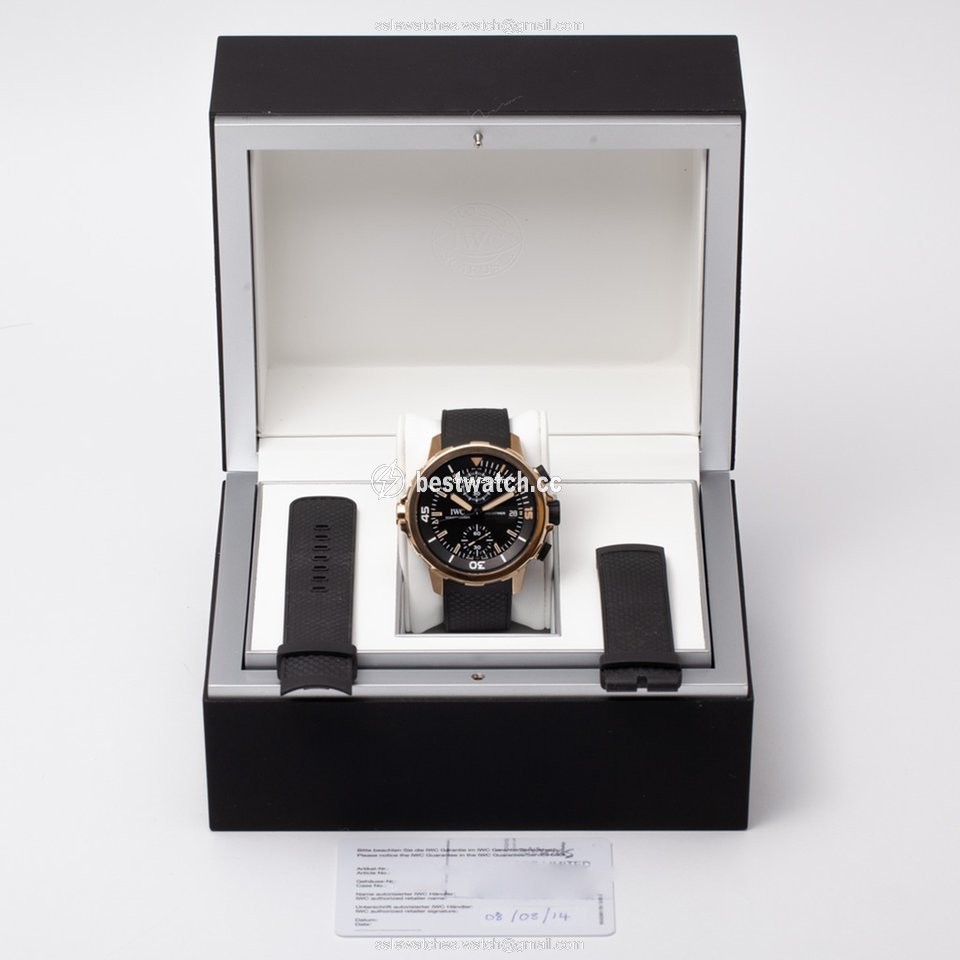 IMG_9085 IWC Aquatimer Chronograph Mens watch Unisex Automatic Bronze IW379503 Replica 2