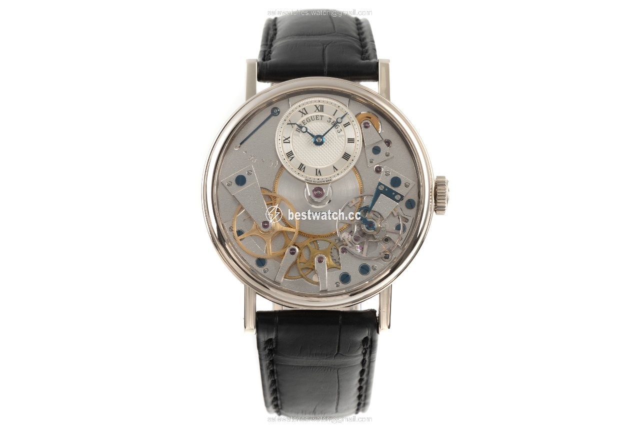 Breguet Tradition Mens watch Unisex Manual winding Yellow gold 7027 Replica 2