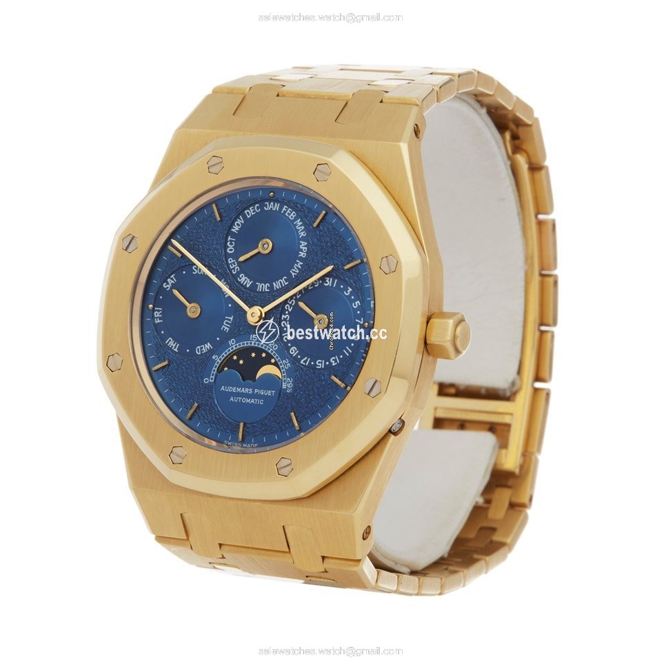 IMG_9085 Audemars Piguet Royal Oak Perpetual Calendar Mens watch Unisex Automatic Yellow gold 25654BA.OO.0944BA.02 Replica 2