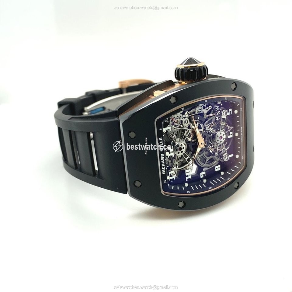 IMG_9085 Richard Mille Mens watch Unisex Manual winding Ceramic RM17-01 Replica 2