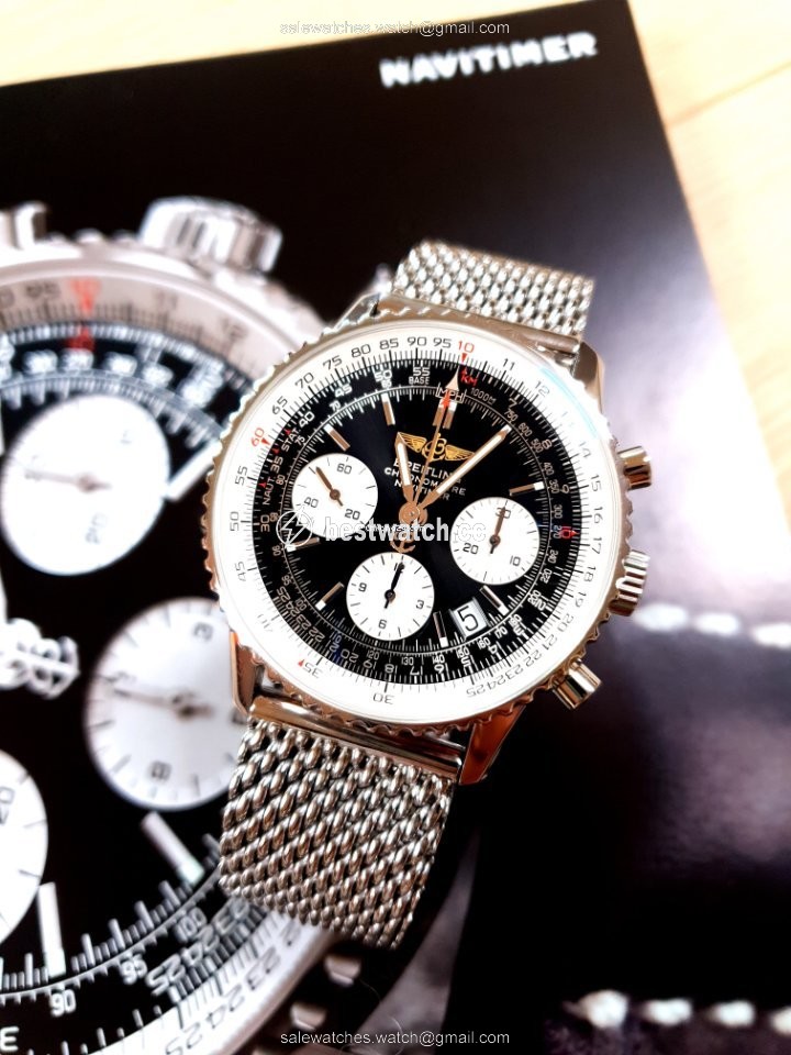 Breitling Navitimer Mens watch Unisex Automatic Steel A23322-011 Replica 2