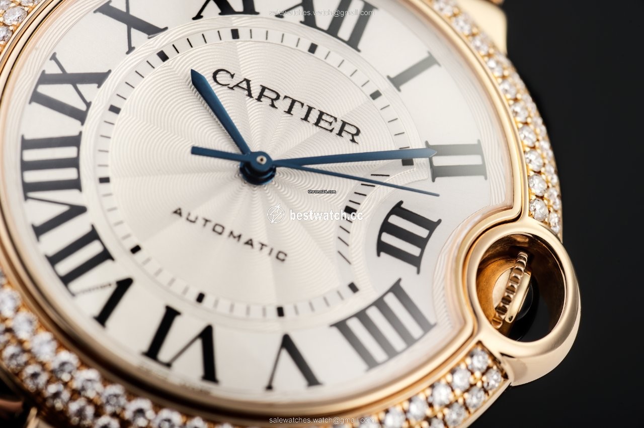 Cartier Ballon Bleu Womens watch Automatic Rose gold 3003 Replica 2