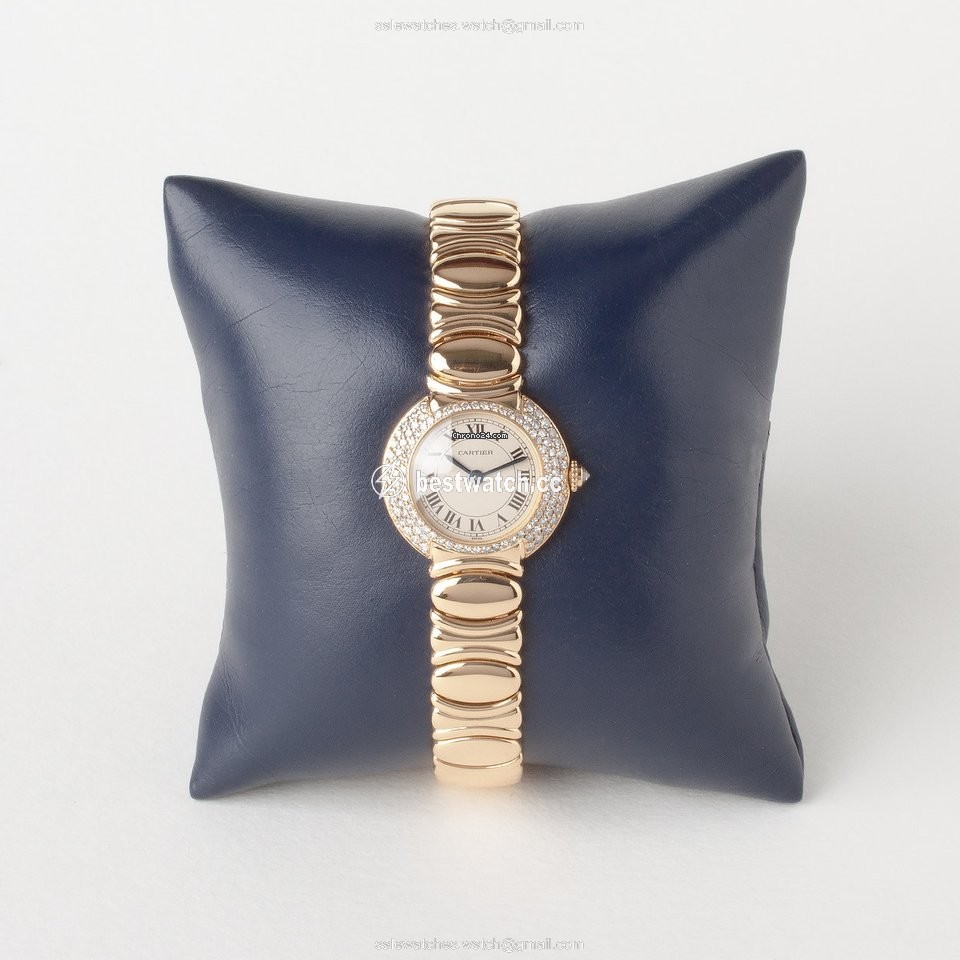 IMG_9085 Cartier Womens watch Quartz Yellow gold 878999 Replica 2