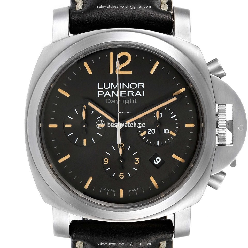 IMG_9085 Panerai Luminor Chrono Mens watch Unisex Automatic Steel PAM00356 Replica 2
