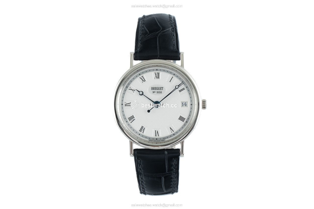 IMG_9085 Breguet Classique Mens watch Unisex Automatic White gold 5910 Replica 2