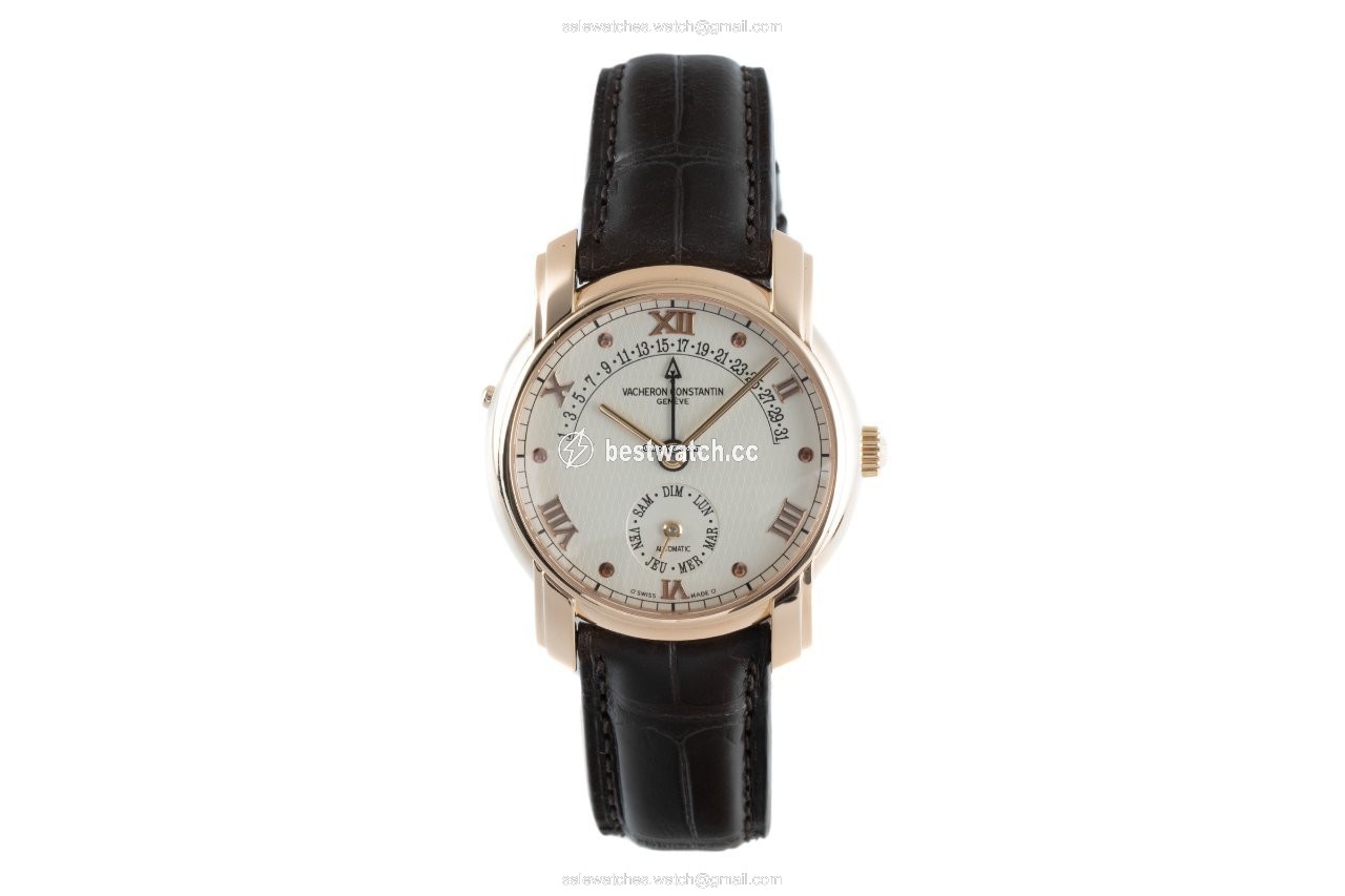 IMG_9085 Vacheron Constantin Patrimony Mens watch Unisex Automatic Yellow gold 47245 Replica 2