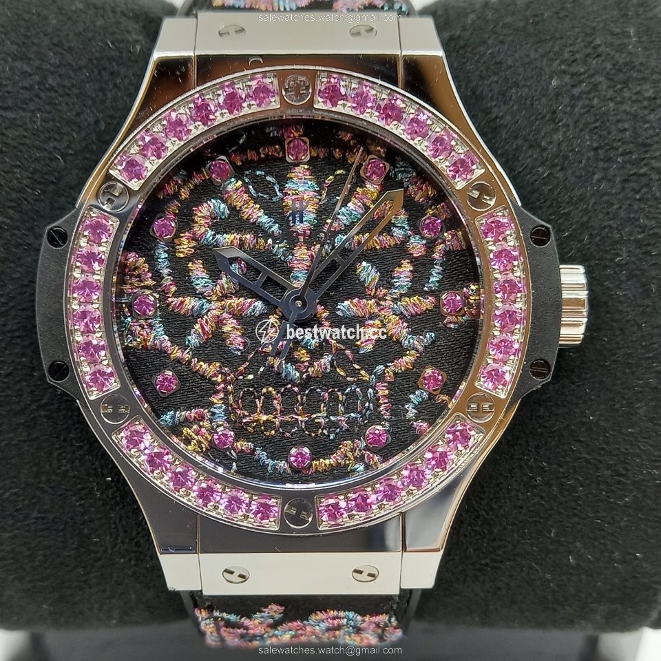 Hublot Big Bang Broderie Mens watch Unisex Automatic Steel 343.SS.6599.NR.1233 Replica 2