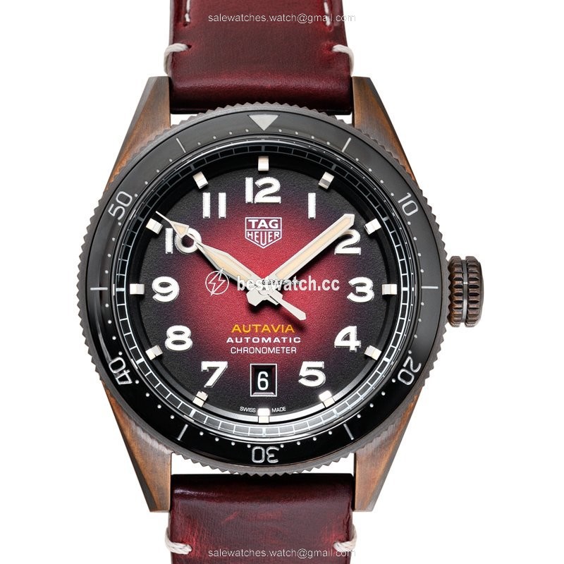 TAG Heuer Autavia Mens watch Unisex Automatic Bronze WBE5192.FC8300 Replica 2