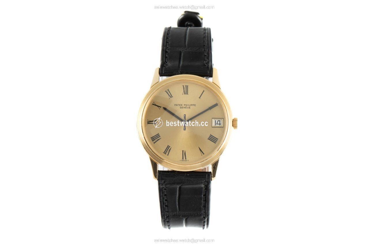 Patek Philippe Calatrava Mens watch Unisex Automatic Yellow gold 3593 Replica 2