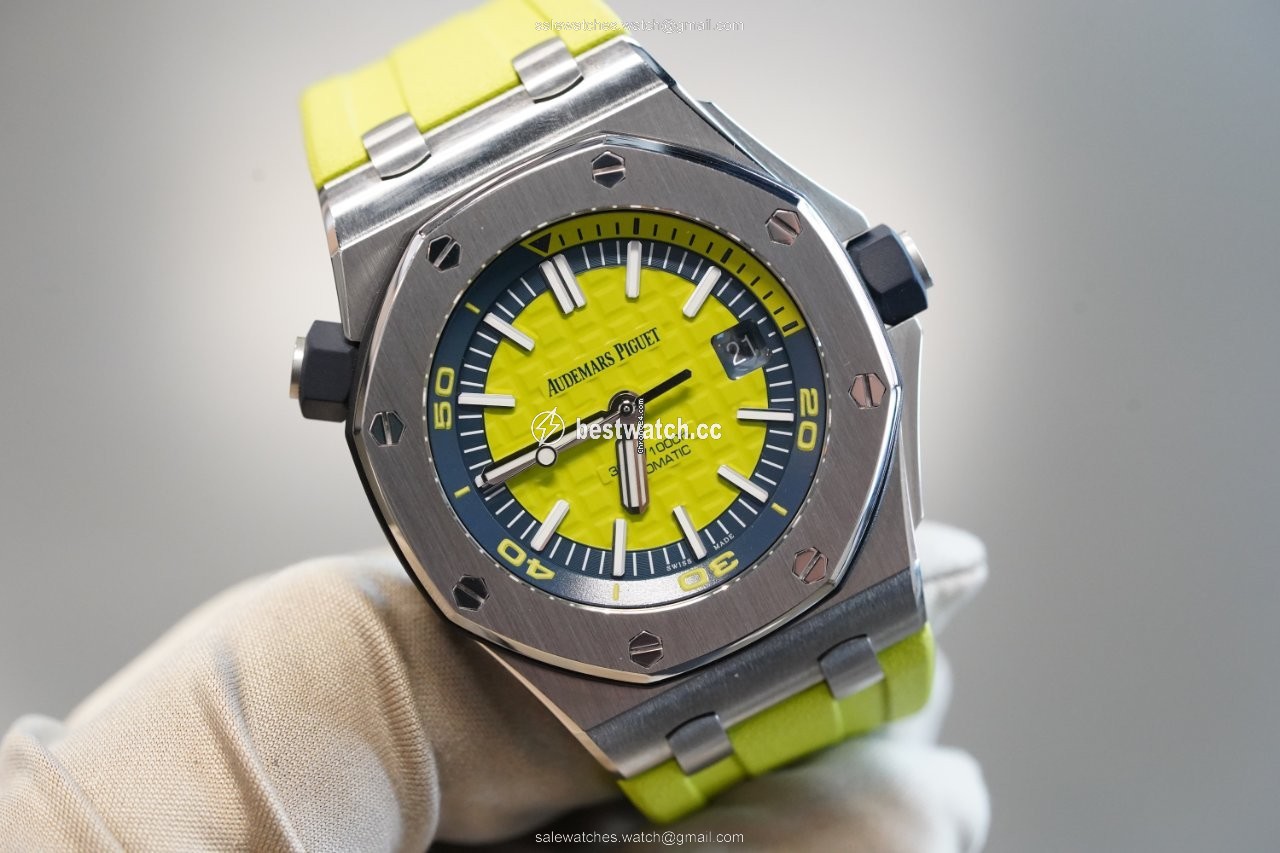 Audemars Piguet Royal Oak Offshore Diver Mens watch Unisex Automatic Steel 15710ST.OO.A038CA.01 Replica 2