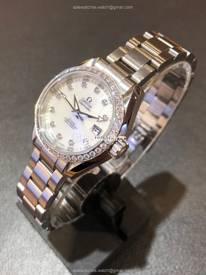Omega Seamaster Aqua Terra Womens watch Automatic Steel 231.15.30.20.55.001 Replica 2