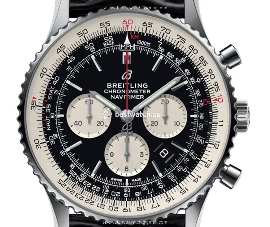 IMG_9085 Breitling Navitimer 01 (46 MM) Mens watch Unisex Automatic Steel AB0127211B1P1 Replica 2