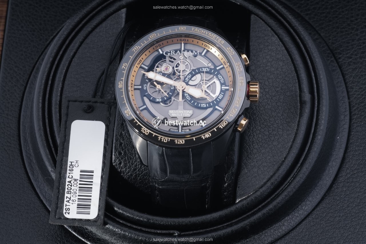 Graham Silverstone RS Mens watch Unisex Automatic Steel 2STAZ.B02A.C160H Replica 2