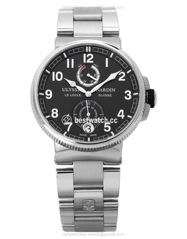 IMG_9085 Ulysse Nardin Marine Chronometer Manufacture Mens watch Unisex Automatic Steel 1183-126 62 Replica 2