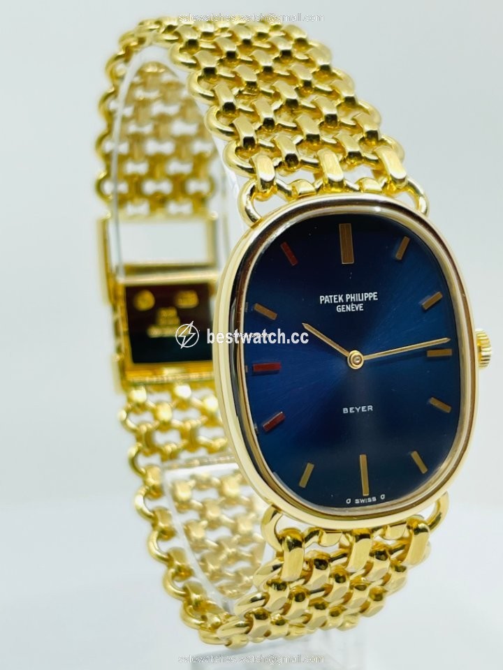 Patek Philippe Golden Ellipse Mens watch Unisex Manual winding Yellow gold 3848 1 Replica 2