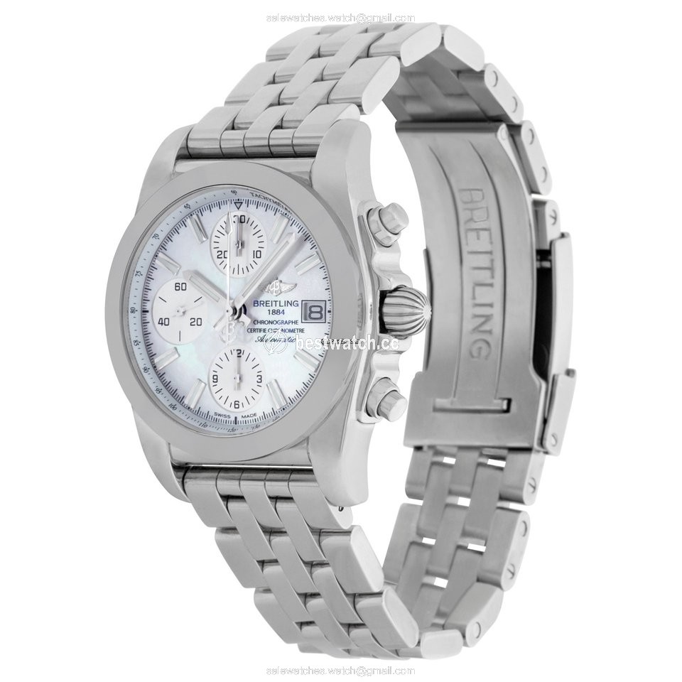 IMG_9085 Breitling Chronomat 38 Mens watch Unisex Automatic Steel W1331012 Replica 2