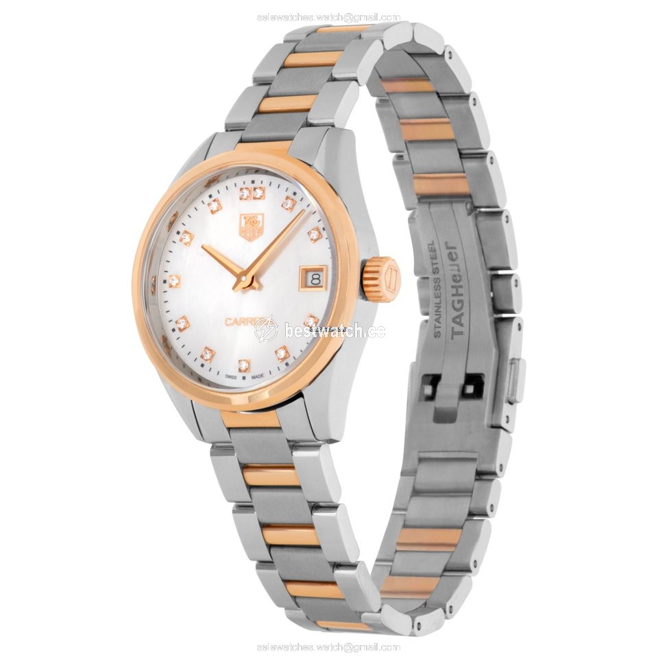 IMG_9085 TAG Heuer Carrera Lady Womens watch Quartz WAR1352.BD0779 Replica 2