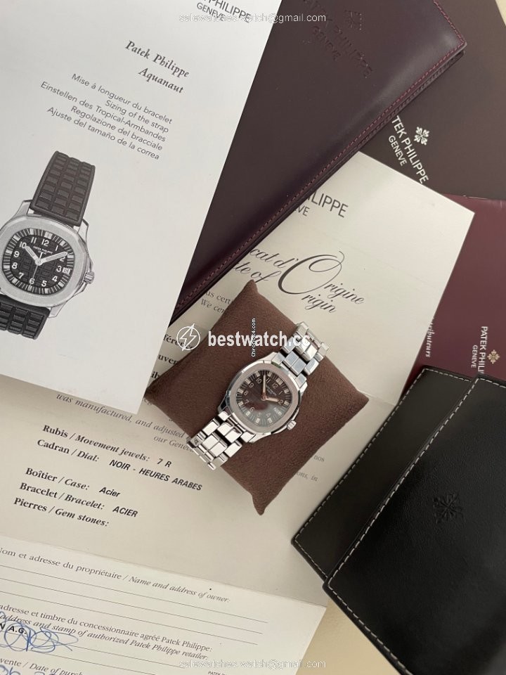 IMG_9085 Patek Philippe Aquanaut Womens watch Quartz Steel 4960A Replica 2