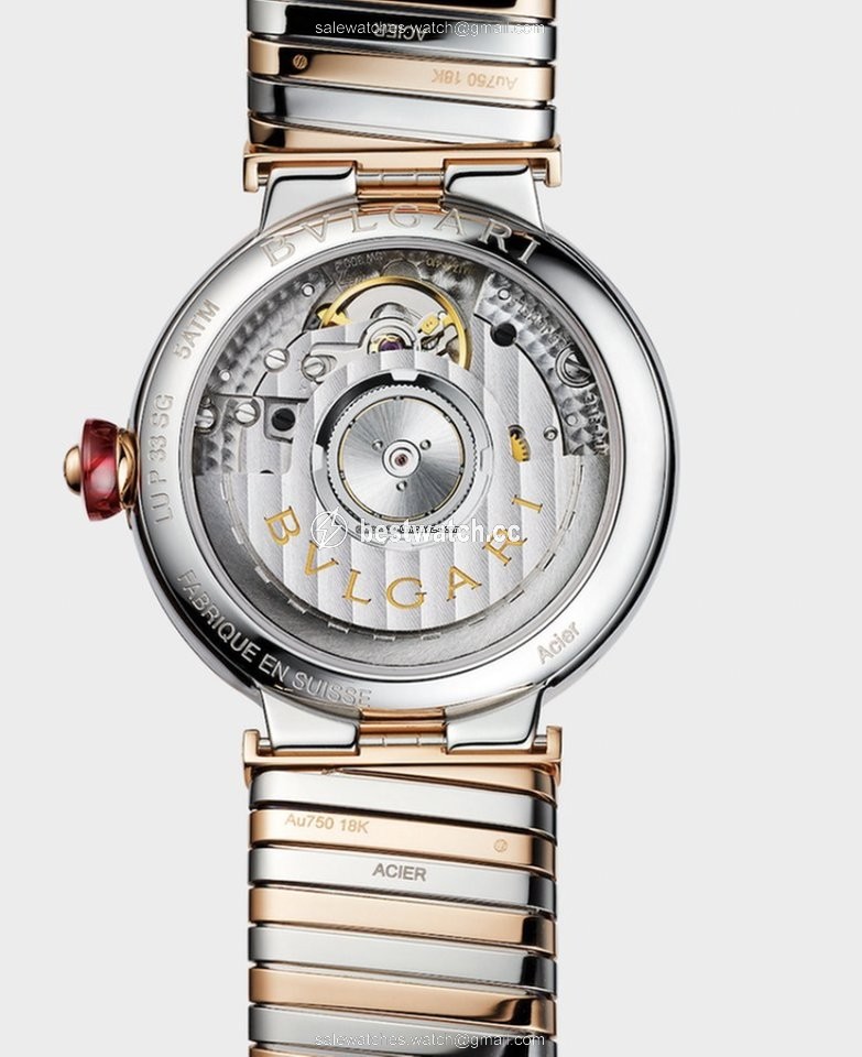 Bulgari Lucea Womens watch Automatic Gold Steel 102954 LU33WSPGSPGD 11.T Replica 2